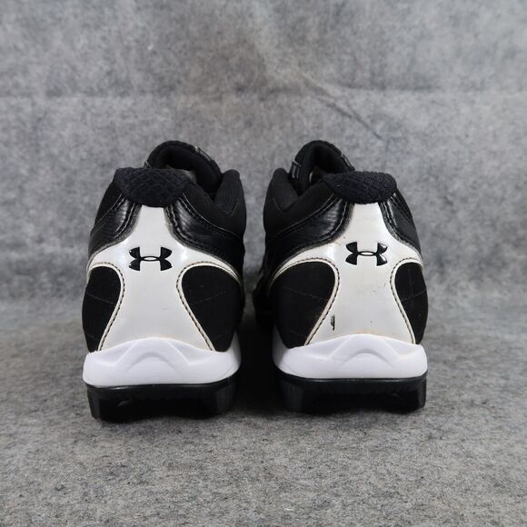 Under Armour Shoes Mens 8.5 Cleats Baseball Sport Black Molded Leadoff III Adult - Picture 5 of 13